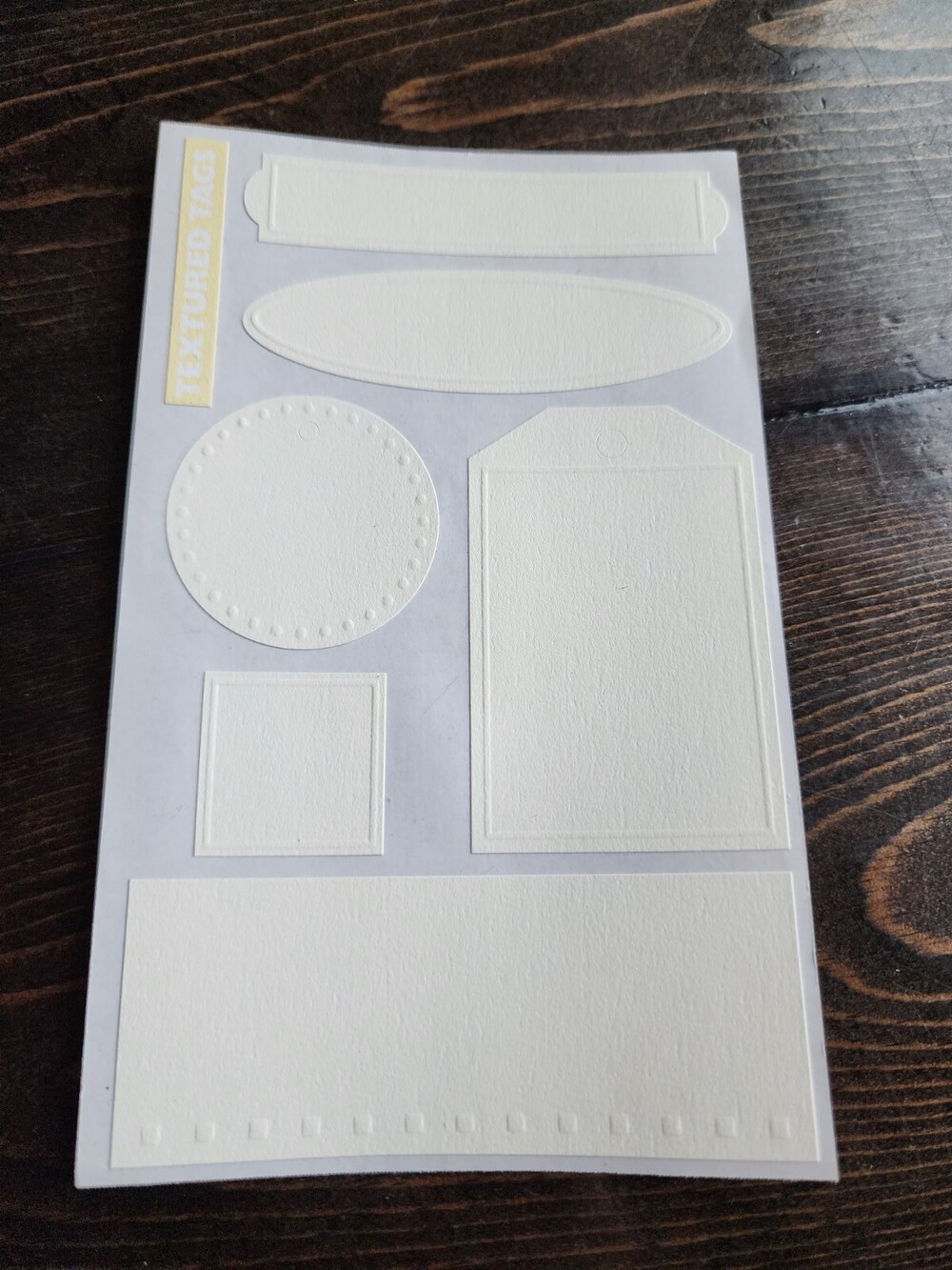 Mrs. Grossman's Stickers - Paper Symmetry Sheets Ivory Shapes Retired #20